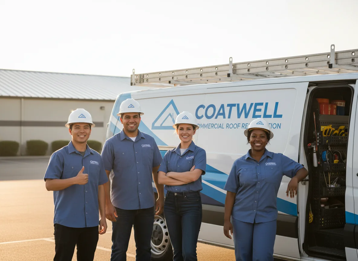 Commercial roof coating company in Afton, TX